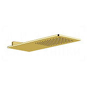 Gessi Rettangolo Верхний душ 20х55 см, настенный, 1 вид струи, цвет: gold PVD 33095#246