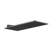 Gessi Rettangolo Верхний душ 20х55 см, настенный, 1 вид струи, цвет: black metal PVD 33095#706