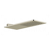 Gessi Rettangolo Верхний душ 20х55 см, настенный, 1 вид струи, цвет: nickel PVD 33095#720