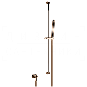 Gessi Goссia Душевой гарнитур: ручной душ, штанга, держатель, шланг 150 см, цвет: copper PVD 33642#030