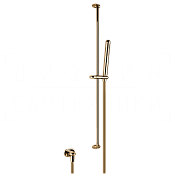 Gessi Goссia Душевой гарнитур: ручной душ, штанга, держатель, шланг 150 см, цвет: warm bronze PVD 33642#735