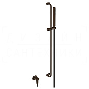 Gessi Goссia Душевой гарнитур: ручной душ, штанга, держатель, шланг 150 см, цвет: dark bronze 33642#845