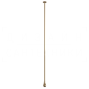 Gessi Goссia Излив потолочный для раковины 160 см, цвет: warm bronze brushed PVD 33699#726