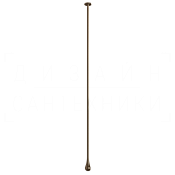 Gessi Goссia Излив потолочный для раковины 160 см, цвет: coffee bronze brushed PVD 33699#761