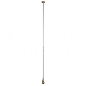 Gessi Goссia Излив потолочный для раковины 160 см, цвет: deep bronze brushed PVD 33699#791