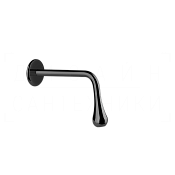 Gessi Goссia Излив настенный 20 см, фиксированный, цвет: black metal PVD 33715#706