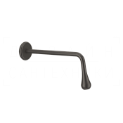 Gessi Goссia Излив настенный 25 см, фиксированный, цвет: black metal brushed PVD 33719#707