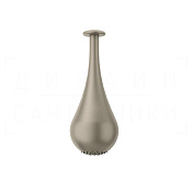 Gessi Goccia Верхний душ d15,2 см, потолочный, 1 вид струи, цвет: finox brushed nickel 33751#149