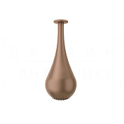 Gessi Goccia Верхний душ d15,2 см, потолочный, 1 вид струи, цвет: copper brushed PVD 33751#708