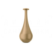 Gessi Goccia Верхний душ d15,2 см, потолочный, 1 вид струи, цвет: warm bronze brushed PVD 33751#726