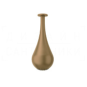 Gessi Goccia Верхний душ d15,2 см, потолочный, 1 вид струи, цвет: deep bronze brushed PVD 33751#791