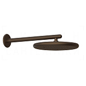 Gessi Goccia Верхний душ d33,4 см, настенный кронштейн, 1 вид струи, цвет: dark bronze 33756#845
