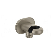Gessi Goccia Шланговое подключение с держателем для душа, цвет: finox brushed nickel 33761#149