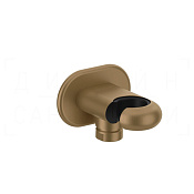 Gessi Goccia Шланговое подключение с держателем для душа, цвет: deep bronze brushed PVD 33761#791