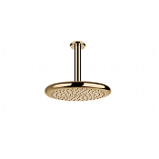 Gessi Goccia Верхний душ d33,4 см, потолочный кронштейн, 1 вид струи, цвет: warm bronze PVD 33766#735