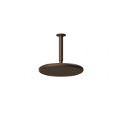 Gessi Goccia Верхний душ d33,4 см, потолочный кронштейн, 1 вид струи, цвет: dark bronze 33766#845