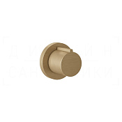 Gessi Anello Запорный вентиль для термостата, внешняя часть, цвет: warm bronze brushed PVD 43268#726