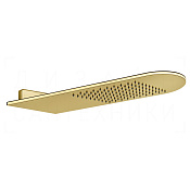 Gessi 316 Верхний душ 20х62 см, настенный, 1 вид струи, цвет: gold PVD 45163#246