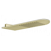 Gessi 316 Верхний душ 20х62 см, настенный, 1 вид струи, цвет: brass PVD 45163#710