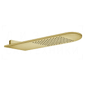Gessi 316 Верхний душ 20х62 см, настенный, 1 вид струи, цвет: gold brushed 45163#716