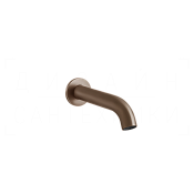 Gessi 316 Излив настенный для ванны 17,2 см, фиксированный, цвет: copper brushed PVD 54008#708
