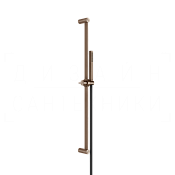 Gessi 316 Душевой гарнитур: ручной душ, штанга, держатель, шланг 150 см, цвет: copper brushed PVD 54044#708