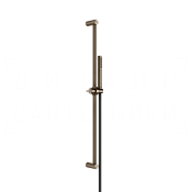 Gessi 316 Душевой гарнитур: ручной душ, штанга, держ., шланг 150 см, цвет: coffee bronze brushed PVD 54044#761