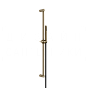 Gessi 316 Душевой гарнитур: ручной душ, штанга, держ., шланг 150 см, цвет: deep bronze brushed PVD 54044#791