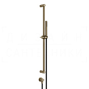Gessi 316 Душевой гарнитур: ручной душ, штанга, держ., шланг 150 см, цвет: deep bronze brushed PVD 54045#791