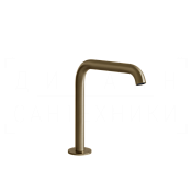 Gessi 316 Излив отдельностоящий для раковины 15,6 см, цвет: deep bronze brushed PVD 54091#791