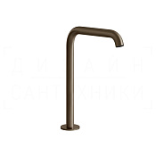 Gessi 316 Излив высокий отдельностоящий для раковины 15,6 см, цвет: coffee bronze brushed PVD 54093#761