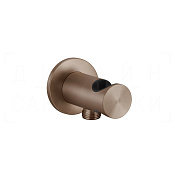 Gessi 316 Шланговое подключение с держателем для душа, цвет: copper brushed PVD 54161#708