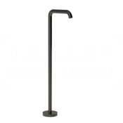 Gessi 316 Излив напольный для ванны 23 см, цвет: black metal brushed PVD 54195#707