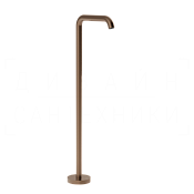 Gessi 316 Излив напольный для ванны 23 см, цвет: copper brushed PVD 54195#708
