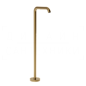 Gessi 316 Излив напольный для ванны 23 см, цвет: warm bronze brushed PVD 54195#726