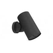 Gessi 316 Flessa Верхний душ d7,9 см, настенный, 1 вид струи водопад, цвет: matte black 57207#299