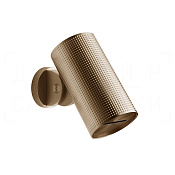 Gessi 316 Cesello Верхний душ d7,9 см, настенный, 1 вид струи водопад, цвет: warm bronze brushed PVD 57237#726