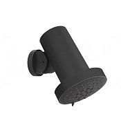 Gessi 316 Flessa Верхний душ d13,5 см, настенный, 3 вида струи, цвет: matte black 57249#299