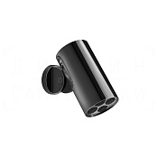Gessi Spotwater Верхний душ d7,9 см, настенный, 1 вид струи многоструйный, цвет: black metal PVD 57261#706
