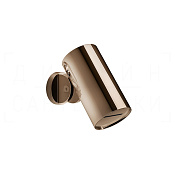 Gessi Spotwater Верхний душ d7,9 см, настенный, 1 вид струи водопад, цвет: copper PVD 57267#030
