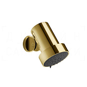 Gessi Spotwater Верхний душ d13,5 см, настенный, 3 вида струи, цвет: gold PVD 57269#246