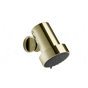 Gessi Spotwater Верхний душ d13,5 см, настенный, 3 вида струи, цвет: brass PVD 57269#710