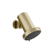 Gessi Spotwater Верхний душ d13,5 см, настенный, 3 вида струи, цвет: brushed brass PVD 57269#727