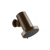 Gessi Spotwater Верхний душ d13,5 см, настенный, 3 вида струи, цвет: coffee bronze brushed PVD 57269#761
