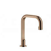 Gessi Inciso Излив отдельностоящий для раковины 16 см, цвет: copper PVD 58093#030