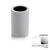 Bertocci Trecento Стакан настольный, из Solid Surface, цвет: chrome 125 4831 0000