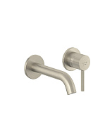 Kludi Bozz Смеситель для раковины встраив., внеш. часть, излив 18 см, цвет: брашированный никель PVD 38244N576