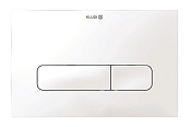 Kludi Unifix Кнопка смыва для унитаза, пластик, цвет: белый матовый 30PP0153