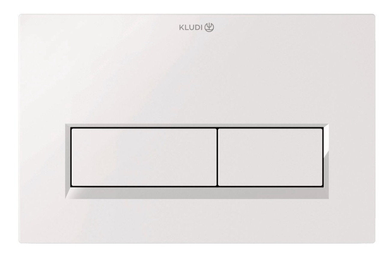 Kludi Unifix Кнопка смыва для унитаза, пластик, цвет: белый глянцевый 32PP0143