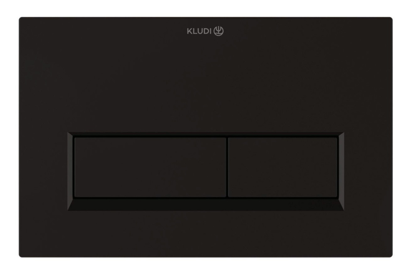 Kludi Unifix Кнопка смыва для унитаза, пластик, цвет: черный матовый 32PP0139